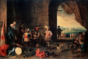 警備室、1642 作： David Teniers the Younger