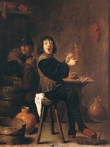 幸せな兵士 作： David Teniers the Younger