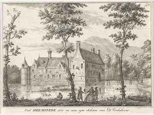 古いヘームステードの眺め Oud Heemstede 1607. D. Vinkeboons による実際のスケッチ後 (オブジェクトのタイトル) 作： David Vinckboons (I)