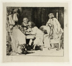 デスクの紳士 作： David Wilkie