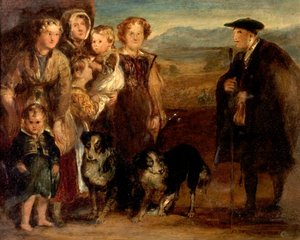 ハイランド家、1823 作： David Wilkie