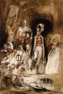 「ティプサヒブの遺体を発見したサーデイビッドベアード」の研究、1838 作： David Wilkie