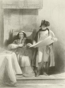 ナポレオンとフォンテーヌブローの教皇 作： David Wilkie