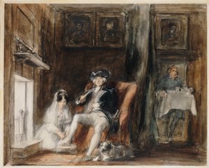 1830年、グリニッジ病院で引退した障害者のコモドール 作： David Wilkie