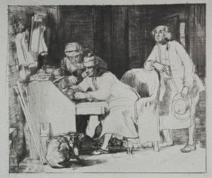 失われた領収書、1824年。 作： David Wilkie
