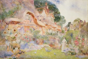 ハトを見て、1905 作： David Woodlock