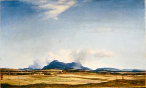 秋の雲、オーチル丘陵、1930年頃（油彩・キャンバス）
