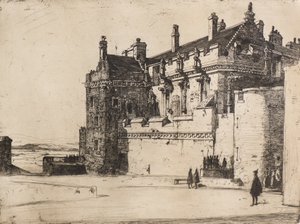 パレス・オブ・ザ・スチュアート」（銅版画 作： David Young Cameron