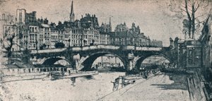 ポンヌフ：パリセットのプレート1、1904