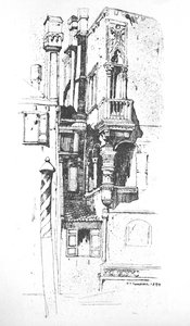 Tintorettos House、c1894、1925。 作： David Young Cameron