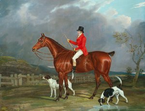 猟師と猟犬、1824