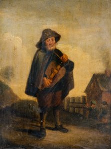 ヒアリング 1800年頃（油彩・パネル） 作： David the Younger (after) Teniers