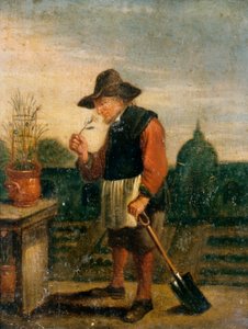 匂い 1800年頃（油彩・パネル） 作： David the Younger (after) Teniers