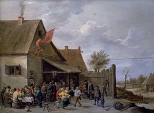 聖ジョージの日のケルミス 作： David Teniers the Younger