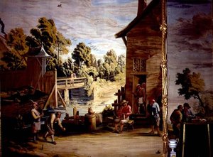 ボウルのゲーム 作： David Teniers the Younger