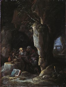 聖アントニウスの誘惑 作： David Teniers the Younger