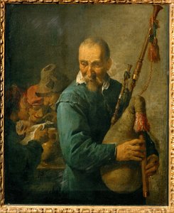 バグパイパーが． 作： David the Younger Teniers