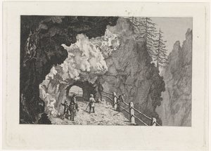 岩の通路 作： David van der Kellen
