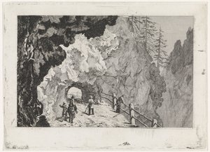 岩の通路 作： David van der Kellen