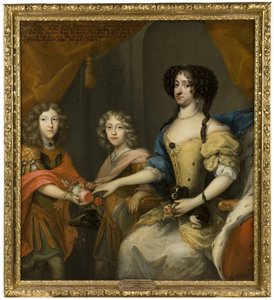 アンナ・ソフィア（1647年－1717年）、デンマーク王女、ザクセン選帝侯妃、その息子たち：ヨハン・ゲオルク4世、 1668-1697、ザクセン選帝侯、フリードリヒ・アウグスト1世／アウグスト2世「強王」、1670-1733、ザクセン選帝侯、ポーランド王