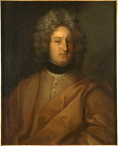 Christopher Polhammar (Pohlem)、スウェーデンの科学者、発明家、実業家 - Christopher Polhem (1661-1751)の肖像、Krafft, David, von (1655-1724)によるもの。油彩・キャンバスサイズ：78x63,5cmストックホルム国立博物館