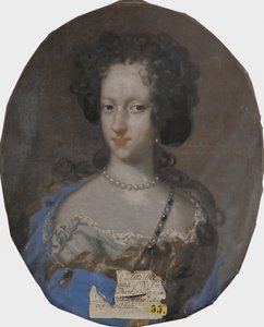 Sophie Amalie von Schleswig Holstein Gottorp, princesse dano norvegienne - ブランズウィック・ルーエネブルク公爵夫人ソフィー・アマリー・オブ・ホルスタイン＝ゴットルプ王女（1670-1710）の肖像画、Krafft, David, von (1655-1724)作。油彩・キャンバス寸法：69x56cmナショナルマ 作： David von Krafft