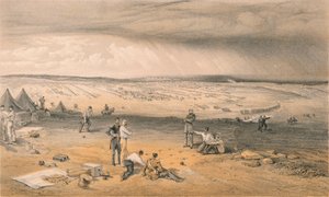 1855年7月9日、第3師団のキャンプ。