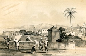 「ゴア、上幕から」、インド、1847年。 作： Dean and Co