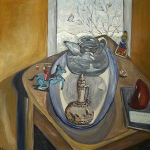 冬の影、2015年（キャンバスにアクリル画） 作： デボラ・イブ・アラストラ