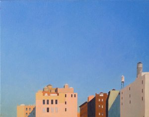 ブルックリン・ユニオン・スクエア、2012年（キャンバスに油彩） 作： Deborah Stevenson