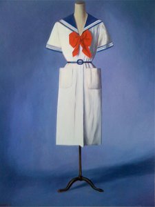 セーラー服 2002年 （キャンバスに油彩） 作： Deborah Stevenson