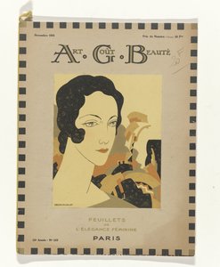 Art - Taste - Beauty、フェミニンエレガンスのリーフレット、1931年11月、No. 135、12年目（オブジェクトのタイトル） 作： Delovincourt