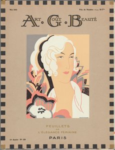 The Fashion Magazine as テンプレス Art - Taste - Beauty、フェミニンエレガンスのリーフレット、1931年5月、No. 129、11年目（オブジェクトのタイトル） 作： Delovincourt
