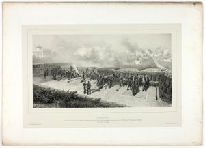バッテリー No.10、「イタリアのお土産: ローマ遠征」より 作： Denis Auguste Marie Raffet