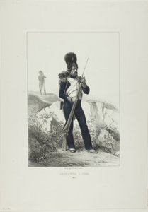 徒歩擲弾兵、エルバ島 作： Denis Auguste Marie Raffet