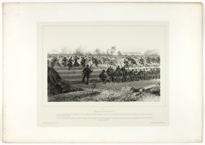 Memories of Italy: Rome Expedition の軽歩兵待ち伏せ 作： Denis Auguste Marie Raffet