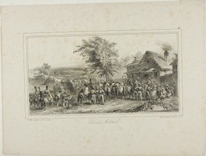 軍事コンボイ 作： Denis Auguste Marie Raffet