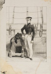 英国海軍, ラインクルー, 少尉 作： Denis Auguste Marie Raffet
