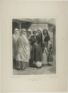 クリミア、バイダルのタルタル人女性たち（1837年8月26日 作： Denis Auguste Marie Raffet
