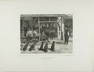 肉屋とその他のタルタル商人 作： Denis Auguste Marie Raffet