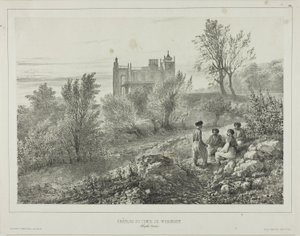 ヴォロンゾフ伯爵の城、アロウプカ、クリミア、1837年8月12日 作： Denis Auguste Marie Raffet