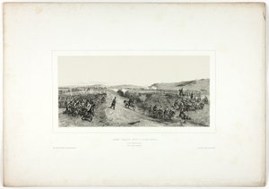 フランス軍がマリアネッラに到着, 「イタリアのお土産: ローマへの遠征」より 作： Denis Auguste Marie Raffet