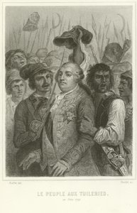 チュイルリー宮殿の人々 作： Denis Auguste Marie Raffet