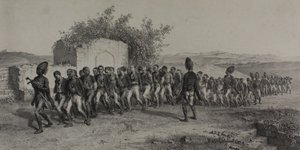 1837 年 11 月 10 日、スマーナ近郊のトルコ人新兵