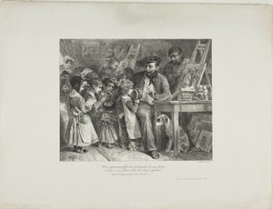 私たちの父祖の肖像画を描いたあなた方は、その子供たちの肖像画も描くのか？ 作： Denis Auguste Marie Raffet