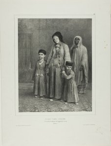 若いカライムの女性、クリミア、バフチェ・サライ近郊、チウフウト・ガレシュ 作： Denis Auguste Marie Raffet