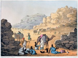 「奴隷のカッフル」、1821年 作： Denis Dighton