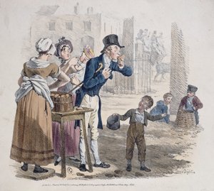ベイクドポテトセラー、1821 作： Denis Dighton
