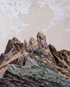 素朴な質感の山々 作： Denise Quah