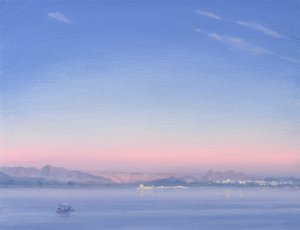ピッコラ湖の夜明け 作： Derek Hare